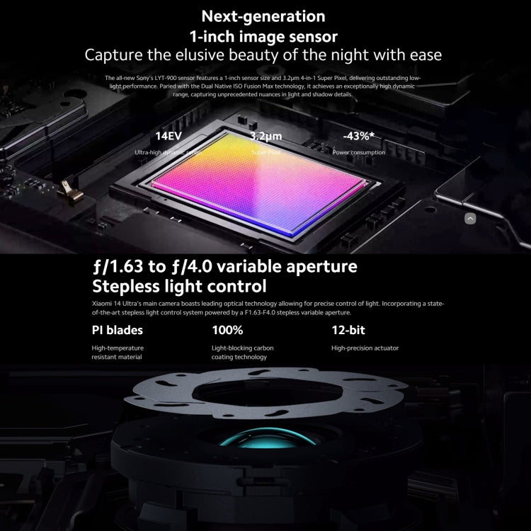 Xiaomi 14 Ultra, 6.73 inch Xiaomi HyperOS Snapdragon 8 Gen 3 Octa Core 4nm up to 3.3GHz, NFC, Network: 5G Xiaomi 14 Ultra, 6.73 inch Xiaomi HyperOS Snapdragon 8 Gen 3 Octa Core 4nm up to 3.3GHz, NFC, Network: 5G